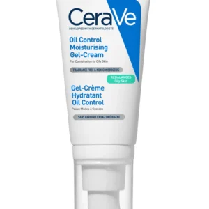 A jar of Oil Control Moisturising Gel-Cream, designed for oily skin to control excess oil and provide hydration with a matte finish