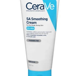 A tube of SA Smoothing Cream, formulated with salicylic acid to exfoliate and smooth rough, dry skin for a softer, even texture