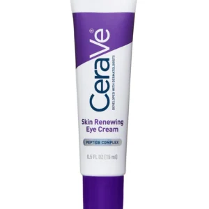 A jar of Skin Renewing Eye Cream for Signs of Ageing, designed to reduce fine lines, wrinkles, and puffiness while firming and brightening the under-eye area